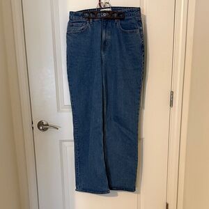 Abercrombie & Fitch Blue Straight Leg Jeans